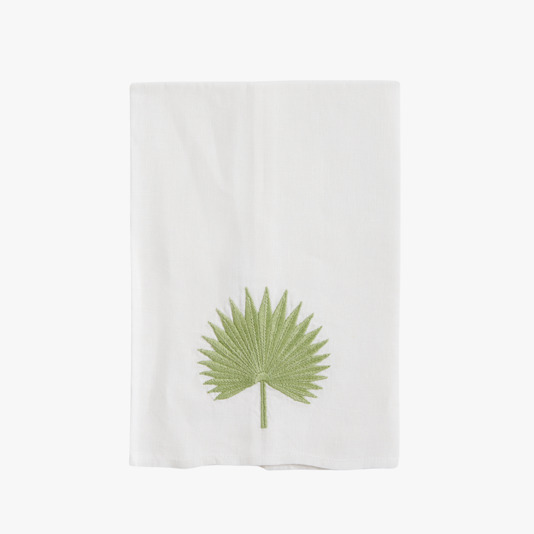 Palm Embroidered Hand Towel