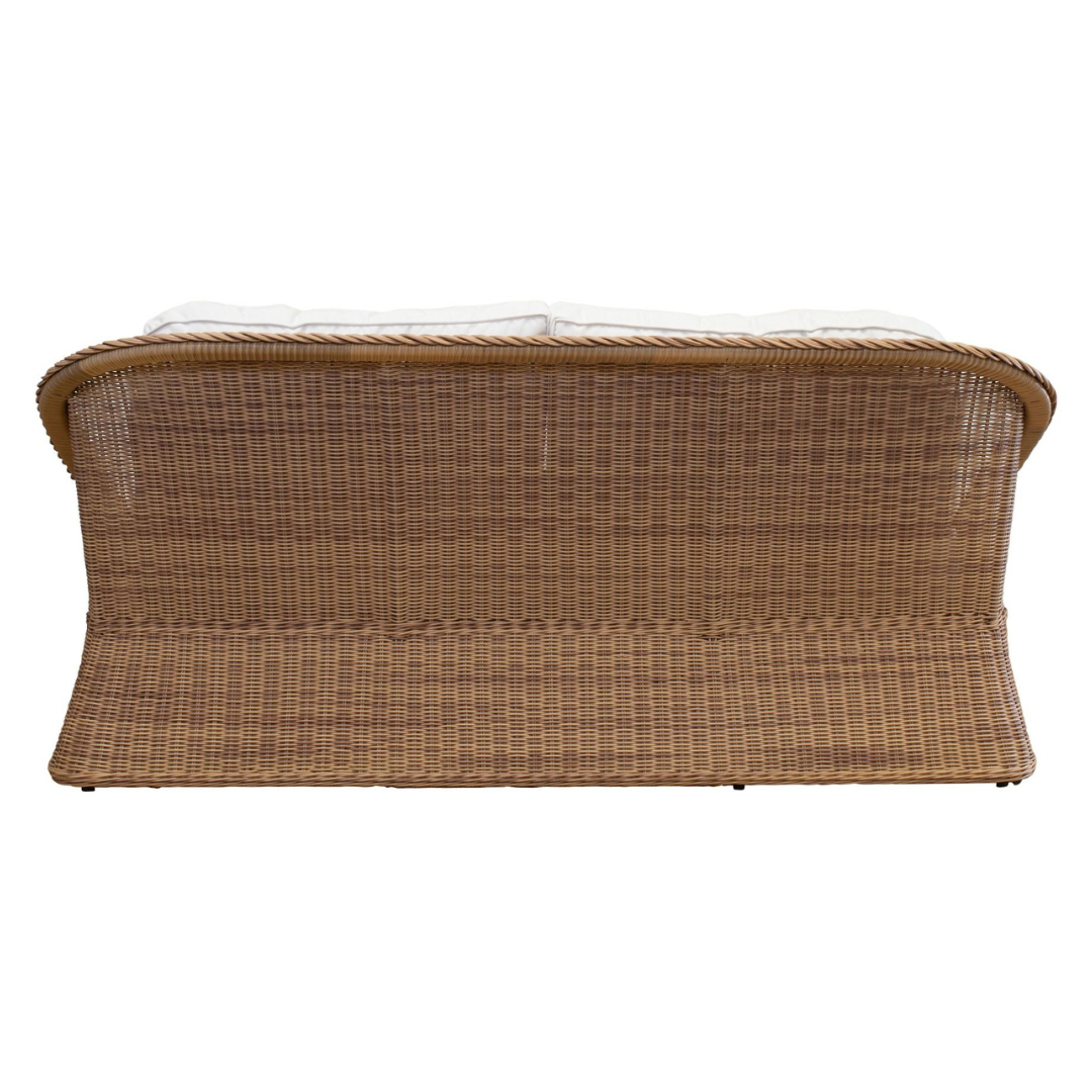 Palm Outdoor Wicker Sofa back view