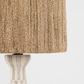 Palma Table Lamp Rope Shade Closeup