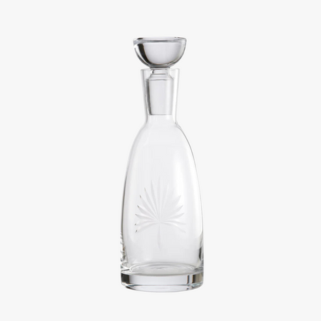 Palmetto Decanter - etched glass