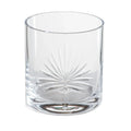 Palmetto Double Old Fashioned Glass etched palm detail