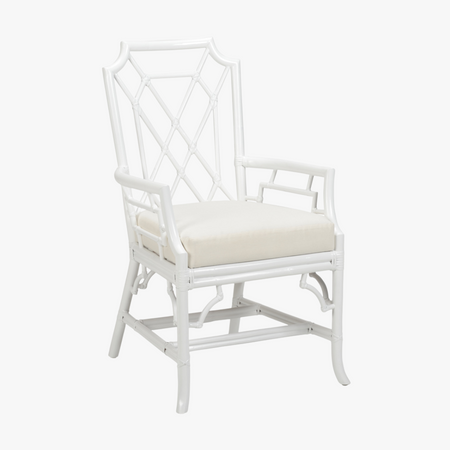 Palms Fretwork Arm Chair