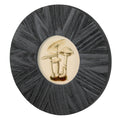 Palos Round Hanging Photo Frame - ebony stain closeup