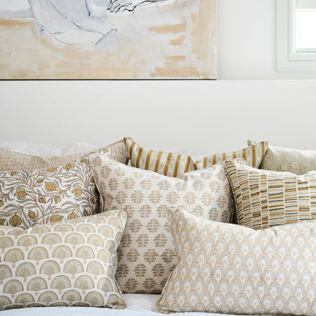 Azores Elm Lumbar Pillow Cover styled