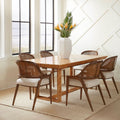Pascal Driftwood Dining Chair styled in dining room