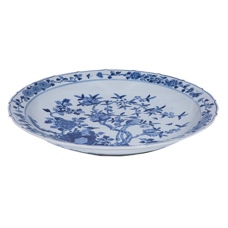 Peachtree Bird Decorative Plate side view