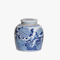 Peony Lidded Ming Jar