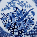 Pheasant Floral Decorative Plate closeup