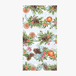 Pinecones & Ribbons Paper Guest Towels
