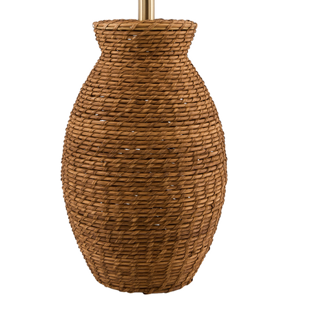 Ponte Rattan Lamp - natural woven base