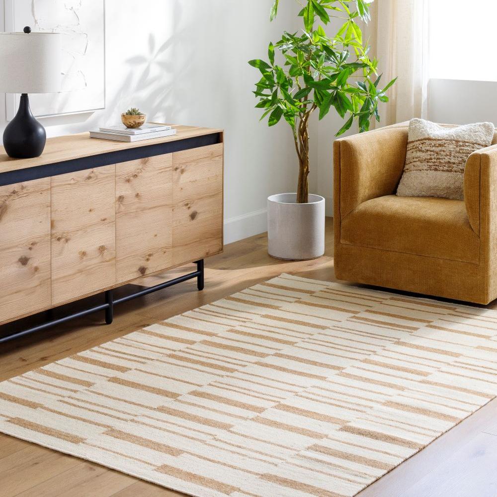 Poole Rug - Neutral Flatweave Wool Rugs - Dear Keaton