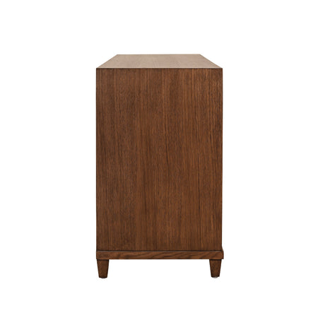 Porter Brown Oak Chest side view