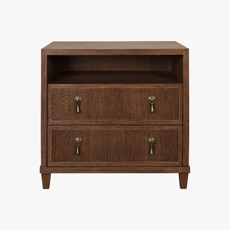 Porter Brown Oak Nightstand