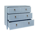 Porter Light Blue Chest with open drawers
