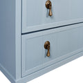 Porter Light Blue Nightstand closeup