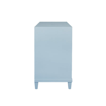 Porter Light Blue Nightstand side view