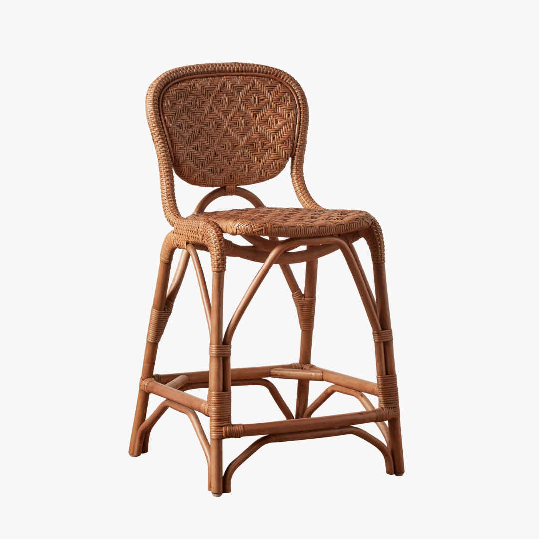 Portofino Antique Brown Counter Stool