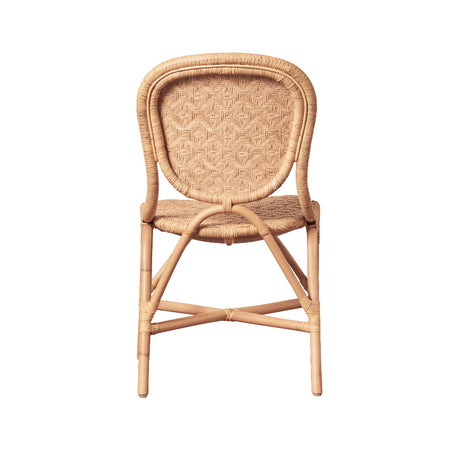 Portofino Natural Bistro Side Chair back view