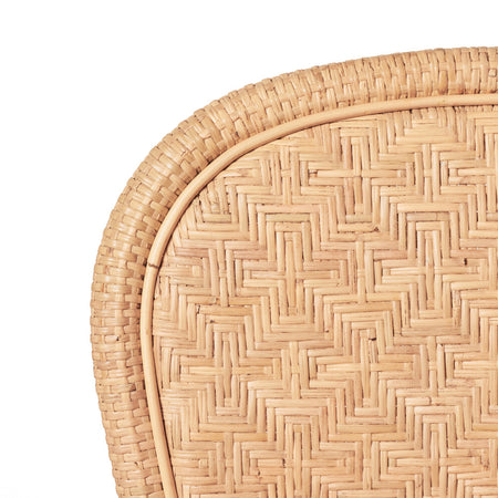 Portofino Natural Bistro Side Chair texture closeup