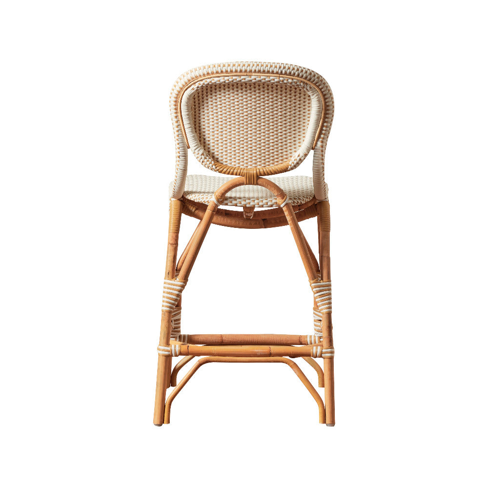 Portofino Outdoor Counter Stool back view