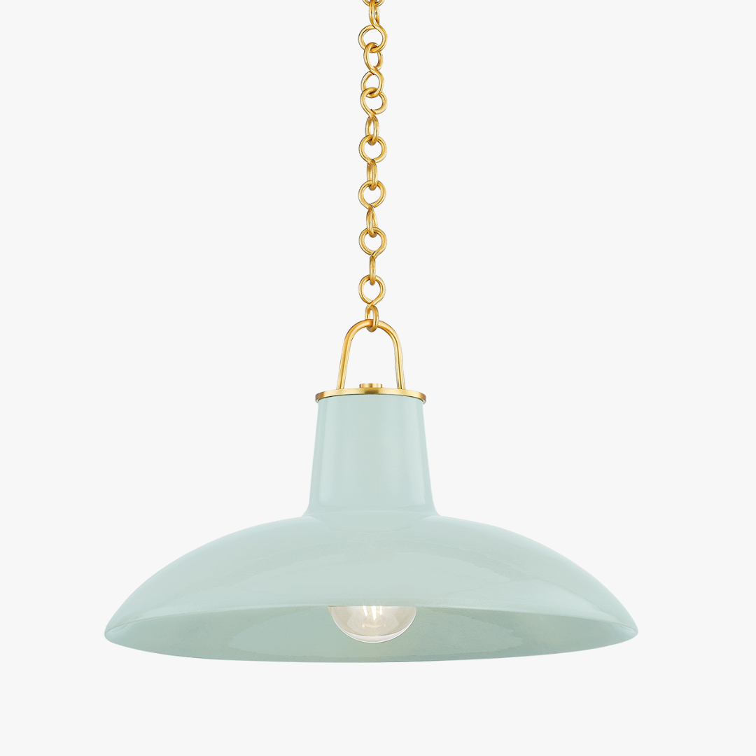 Pottersville Celadon Crackle Pendant by Dear Keaton