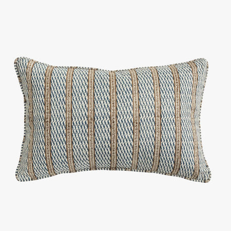 Aliki Cocoa Lumbar Pillow Cover