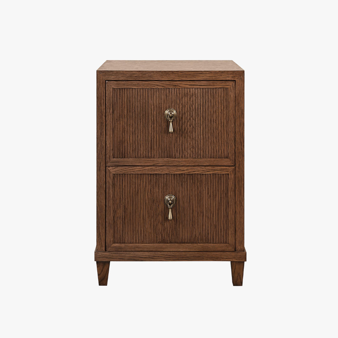 Porter Brown Oak Side Table by Dear Keaton