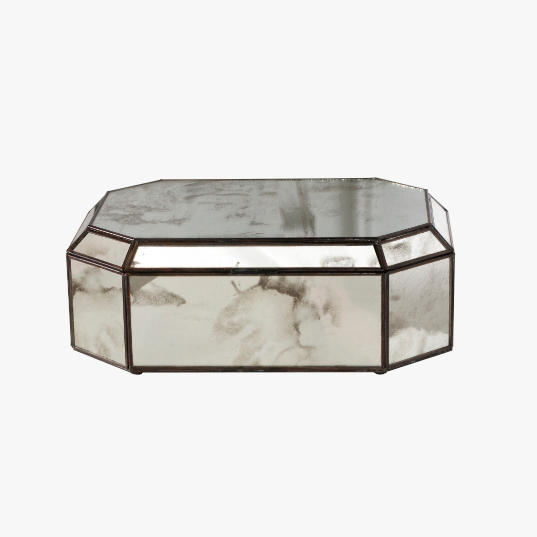 Cooper Mirrored Display Box - Glass Decorative Accents - Dear Keaton