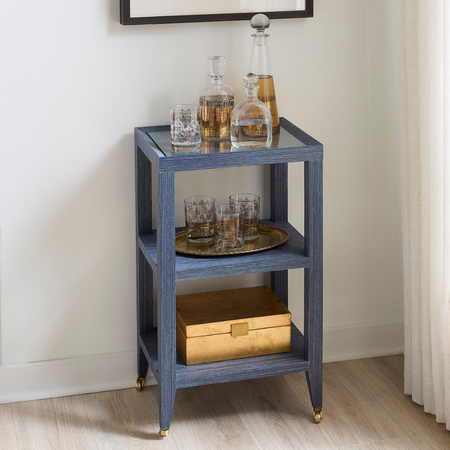 Isabella Navy Side Table