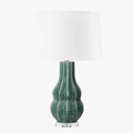 Quinn Veridian Green Lamp