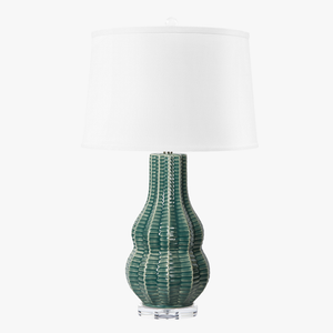 Quinn Veridian Green Lamp