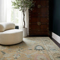 Rezina Wool Blend Rug in living room