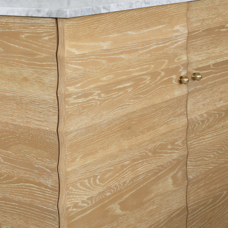 York Cerused Oak Vanity Door Closesup