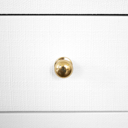 Daisy White Side Table Closeup