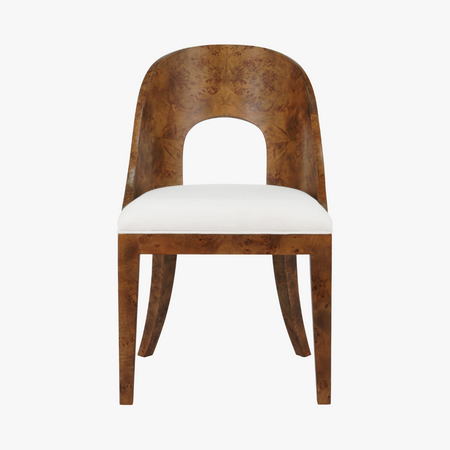 Radcliffe Dark Burl Chair