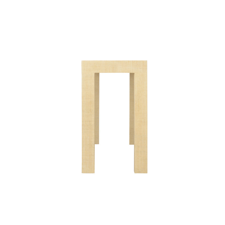 Raffia Console side view