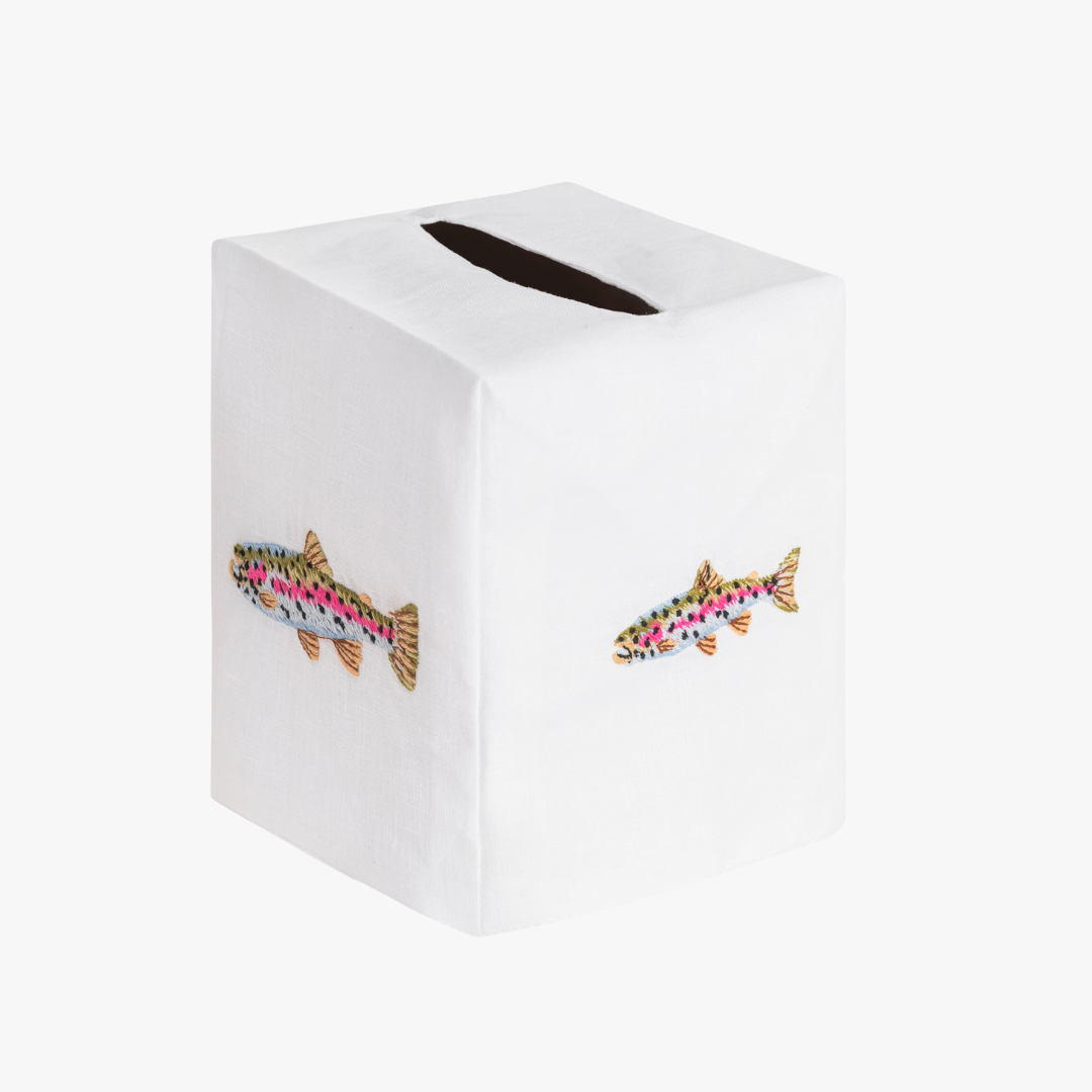 Rainbow Trout Tissue Box Cover