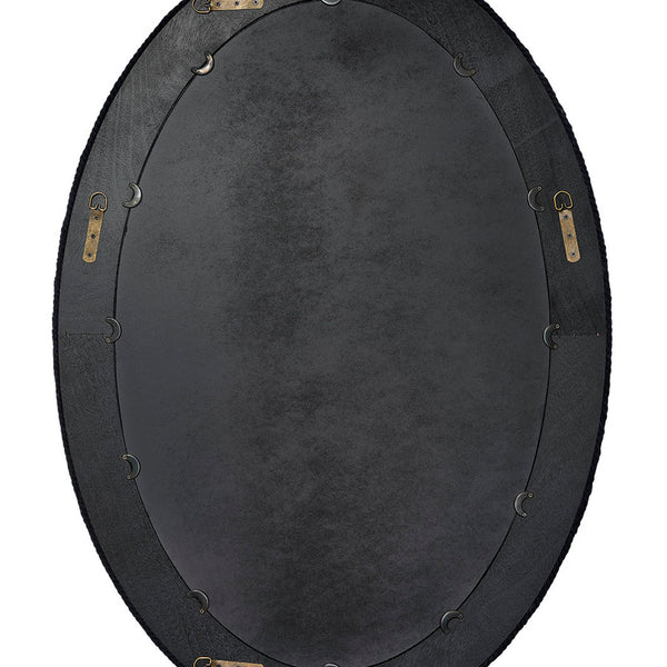 Reef Navy Rope Oval Mirror back