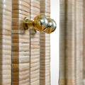 Rhodes Rattan Four Door Buffet brass hardware
