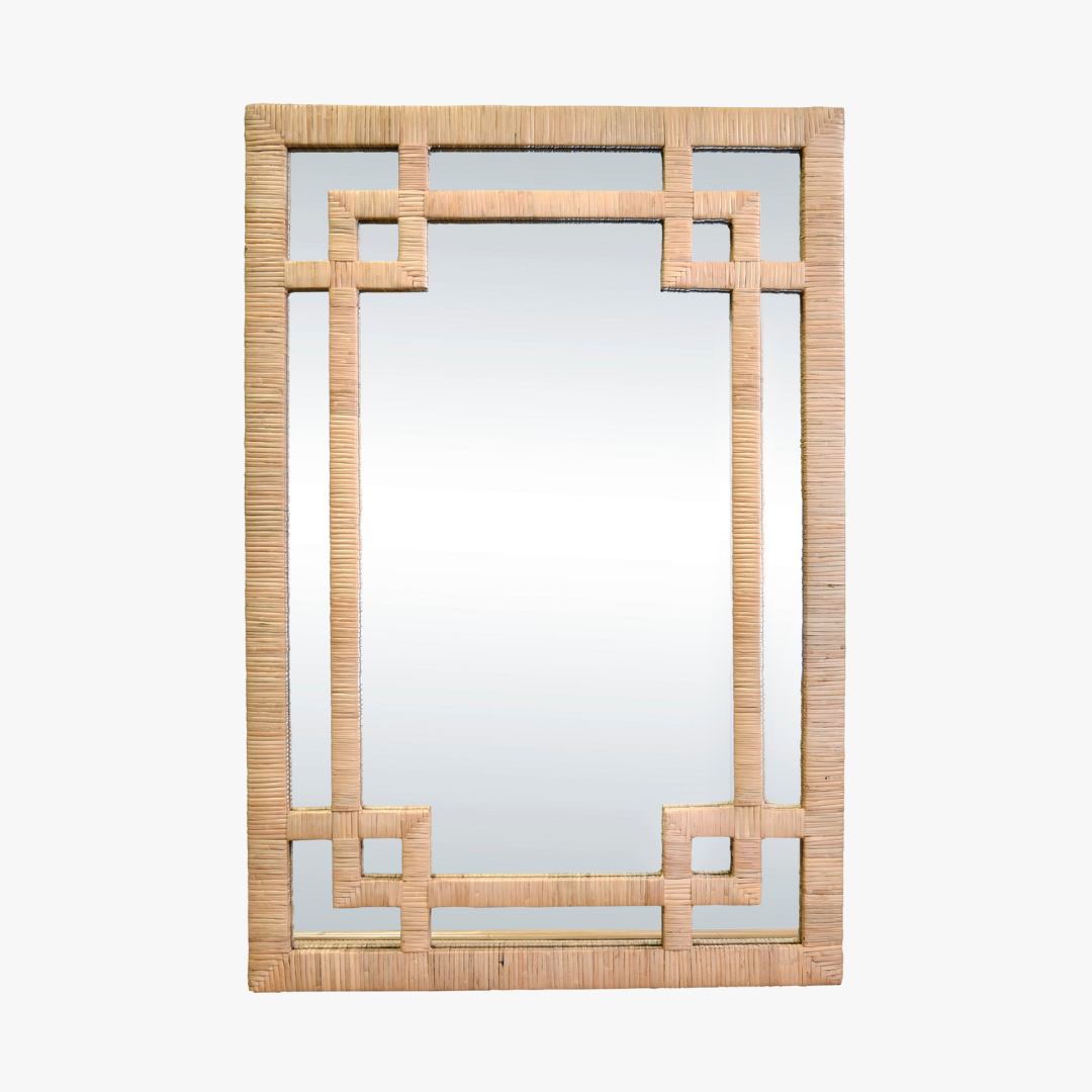 Rhodes Rattan Wall Mirror by Dear Keaton