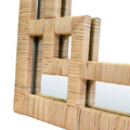 Rhodes Rattan Wall Mirror closeup