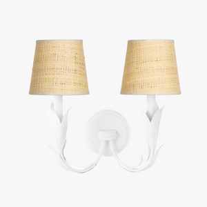 River Reed Double Sconce