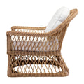 Rosemary Outdoor Wicker Lounge Chair side view