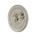 Round Flower Ceramic Wall Art side view