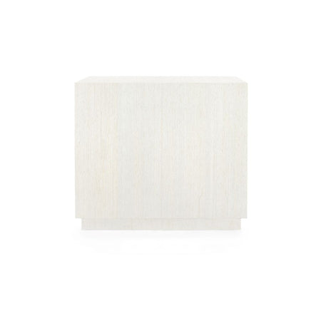 Sadie Silver Grasscloth Chest Finished Back