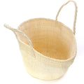 Sag Harbor Ivory Sisal Tote - beach bag interior view