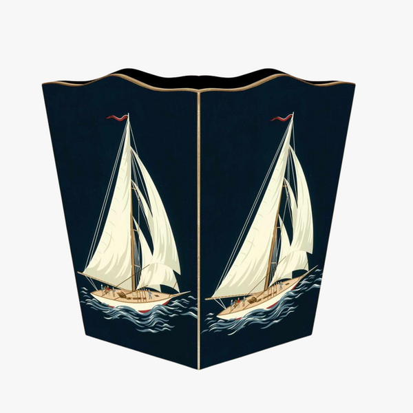 Sailboat Wastebasket