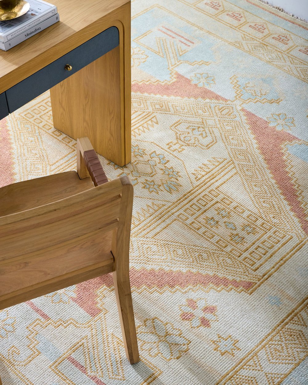Saltillo Tile Rug Saltillo Rug - Hand Knotted Wool Rugs - Dear Keaton