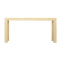 Sanibel Natural Raffia Wrapped Console Table 