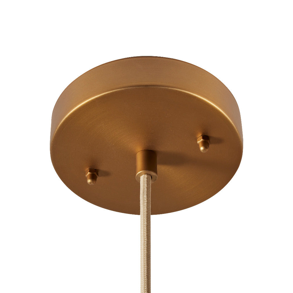 Savannah Woven Rattan Pendant Light ceiling cap